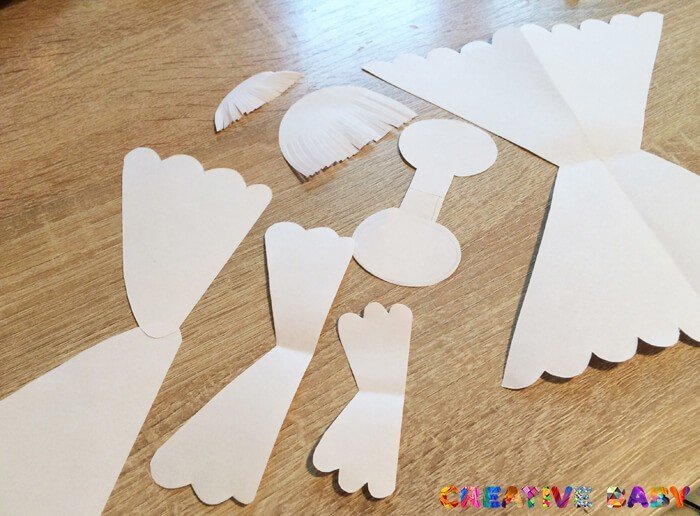 DIY Ангел Из Бумаги.Рождественский Ангел украшение декор поделки на Н�овый год.Origami Angel