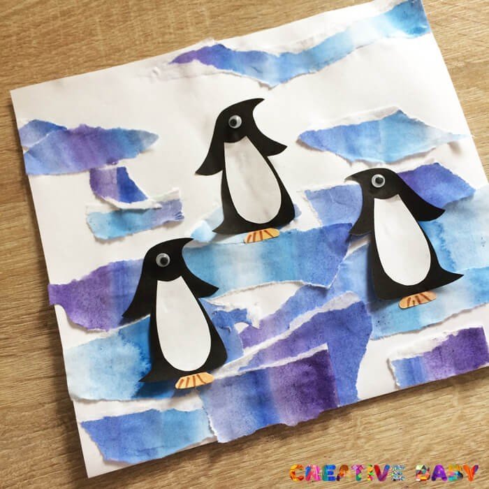 Занятие про пингвинов. Аппликация пингвины на льдине. Пингвин аппликация для детей. Пингвин поделка для детей. Аппликация пингвины на льдине в старшей группе.