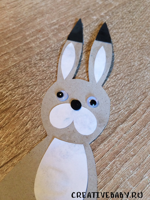 Кролик из бумаги на Новый год 2023: шаблоны, фото поделок и аппликаций для детей