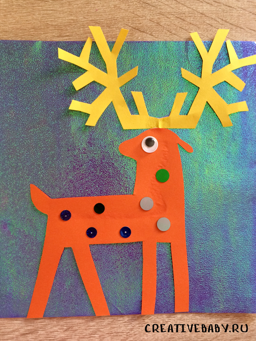 Бумага рождественский олень, коллекция рождественская омела для скрапбукинга